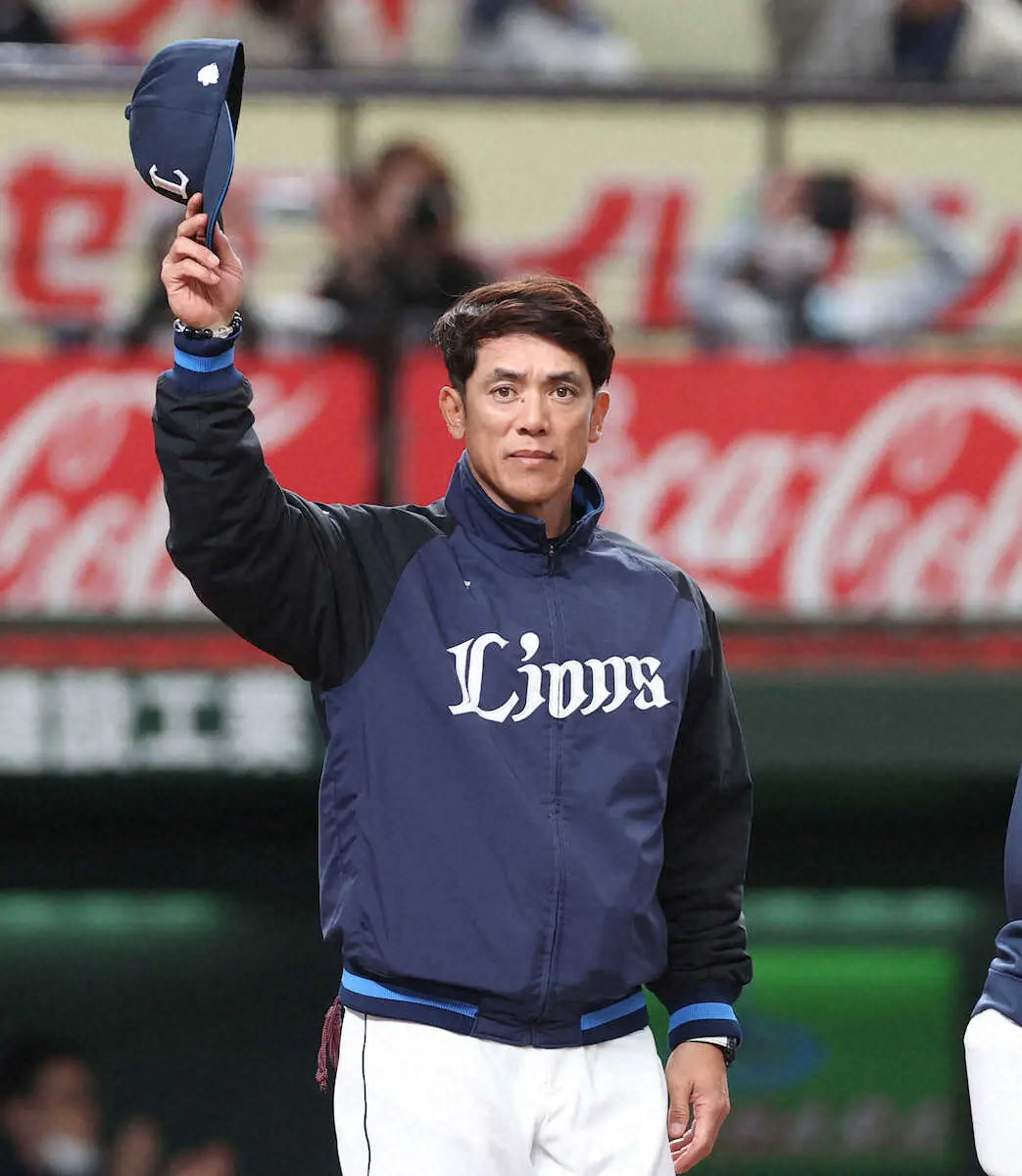 【オープン戦隠しマイク】西武・松井監督　3年目・仲三河が初打席初本塁打も「載っても写真は厳しい」