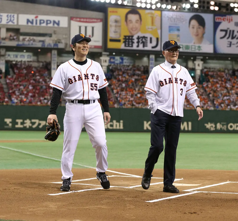 松井秀喜氏が5月3日ヤクルト戦で始球式　プロ初本塁打から30年　東京D始球式は国民栄誉賞授与式以来