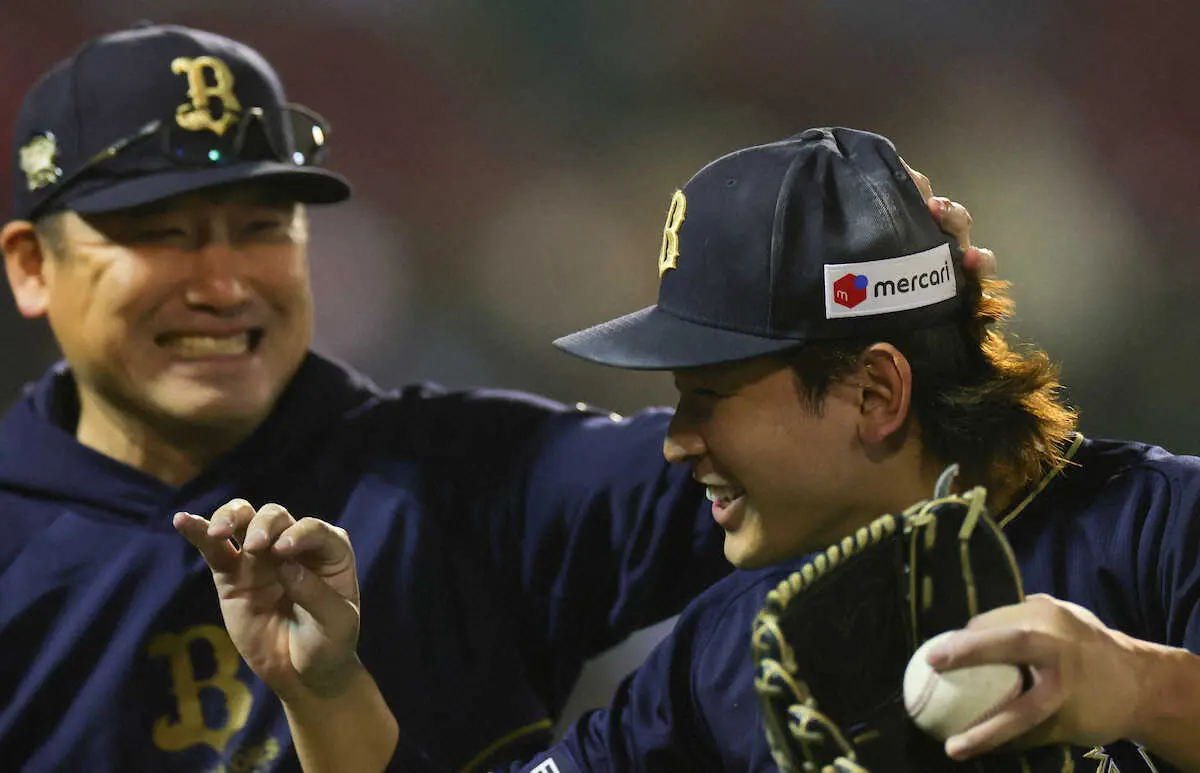 今季初完封のオリ・宮城「めっちゃ、うれしいです」　5月は通算8勝0敗　中嶋監督もねぎらい