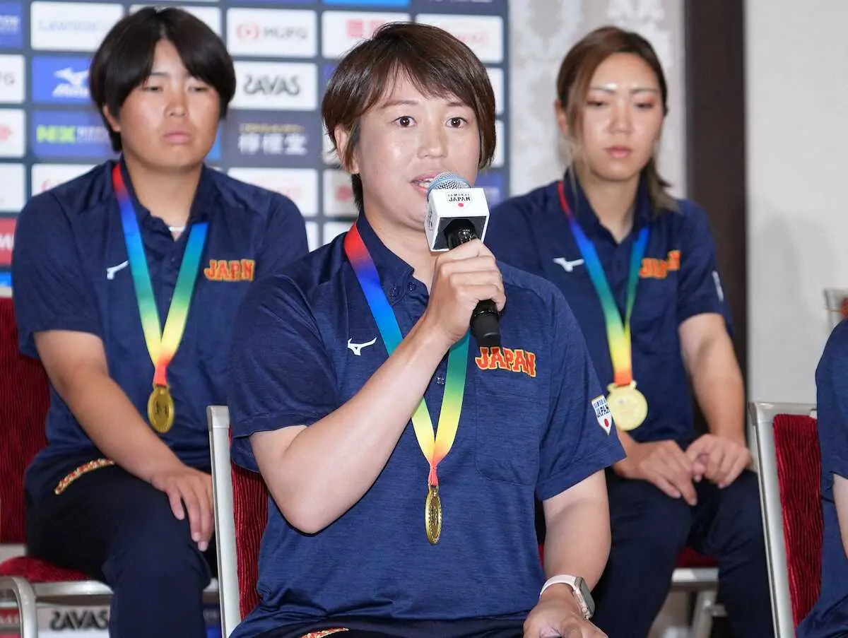 アジア・カップ3連覇の女子野球日本代表　侍とアベック頂点へ9月開幕W杯照準