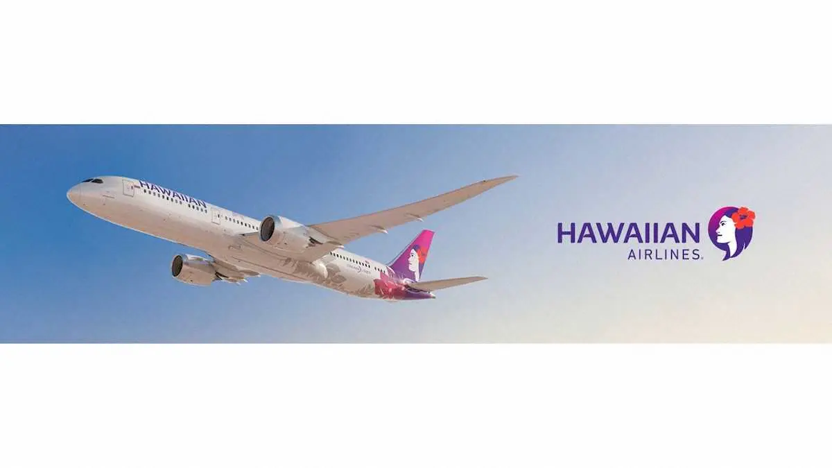 「ハワイアン航空presentsハワイはここから始まる！航空券プレゼント」のキャンペーンのロゴデータ（球団提供）　