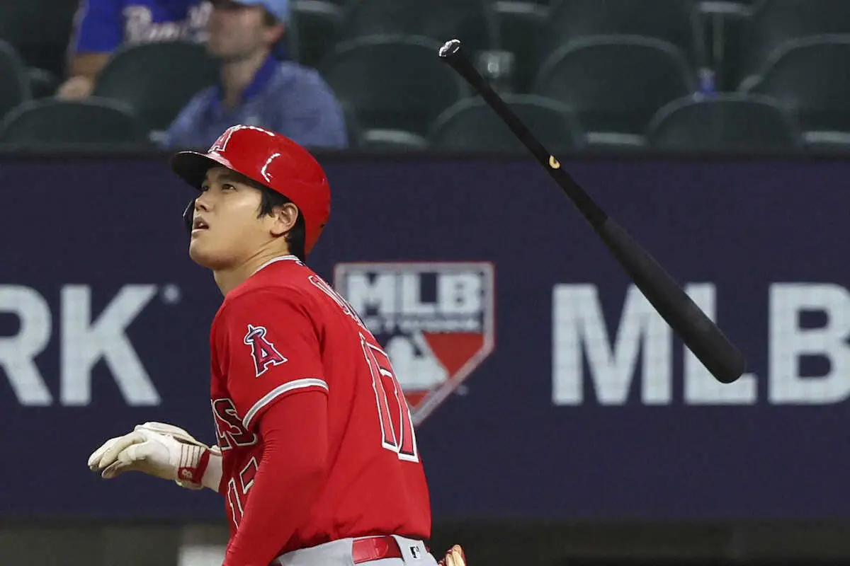 大谷21号！186キロ弾はスタットキャスト導入以降、左打者による逆方向最速本塁打