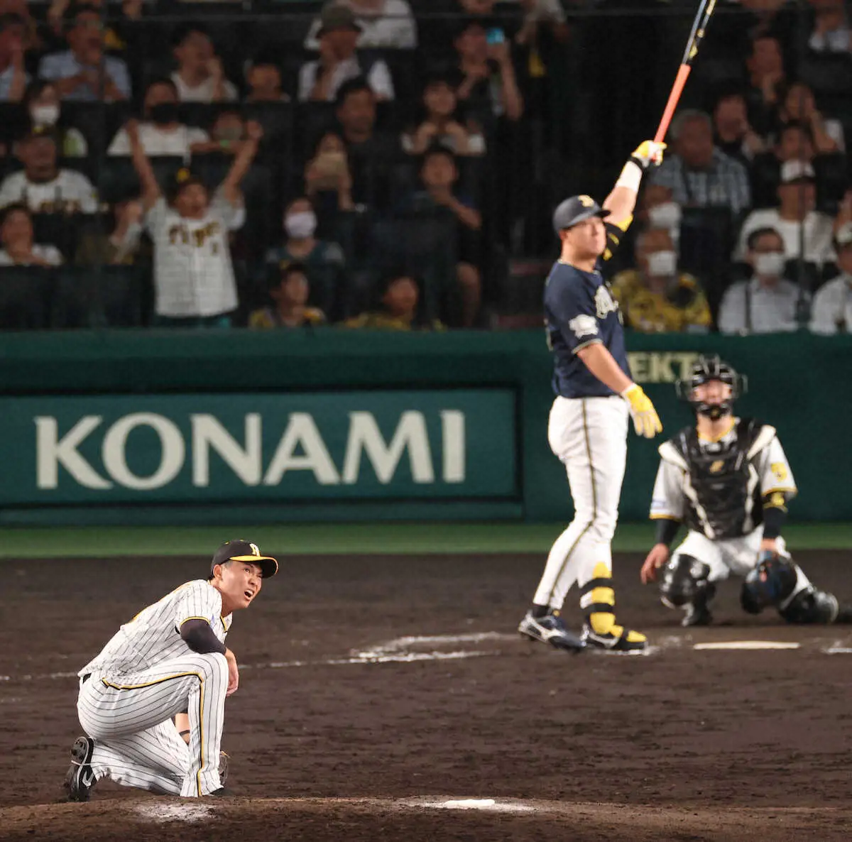 阪神・湯浅　「自分の思うようなボールが投げられていないのではじき返された」9回に頓宮、杉本に2被弾