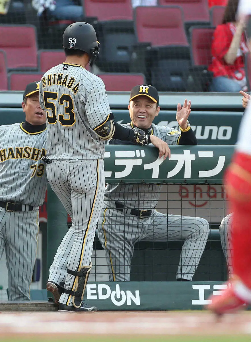 【阪神・岡田監督語録】島田起用が当たってプロ初本塁打「知らんかったわ。打ってるもんと思ってたけど」