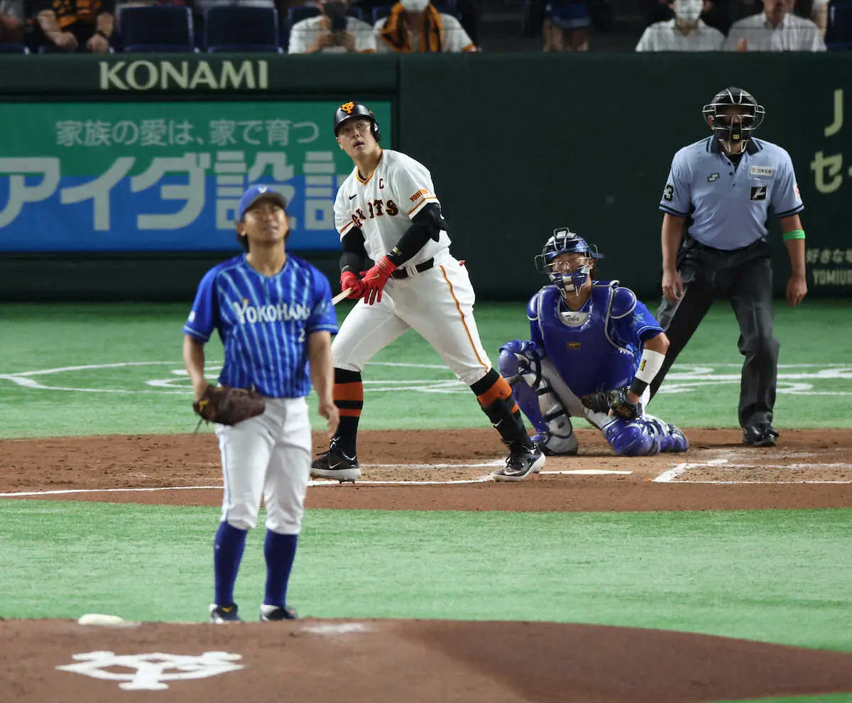 巨人・岡本和真が両リーグ最速20本塁打　巨人の日本人右打者では原辰徳以来41年ぶり