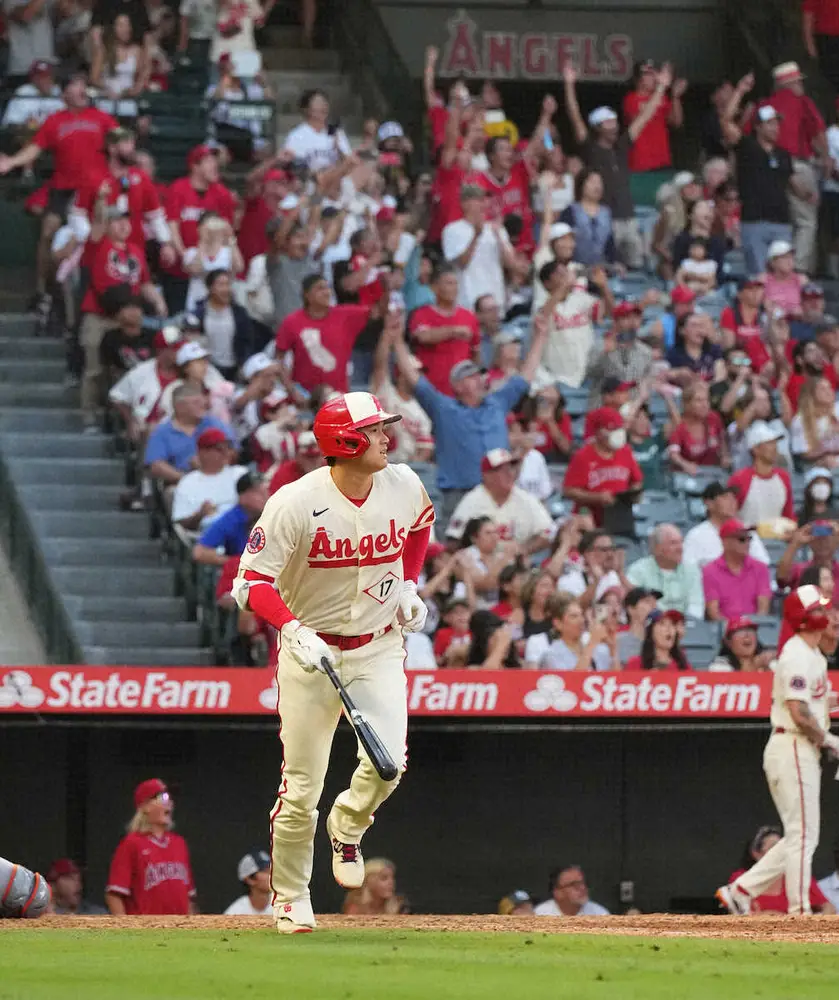 エンゼルス痛恨敗戦　大谷2戦連発34号も及ばず　ネビン監督8回から執念継投も裏目、7回以降5発被弾