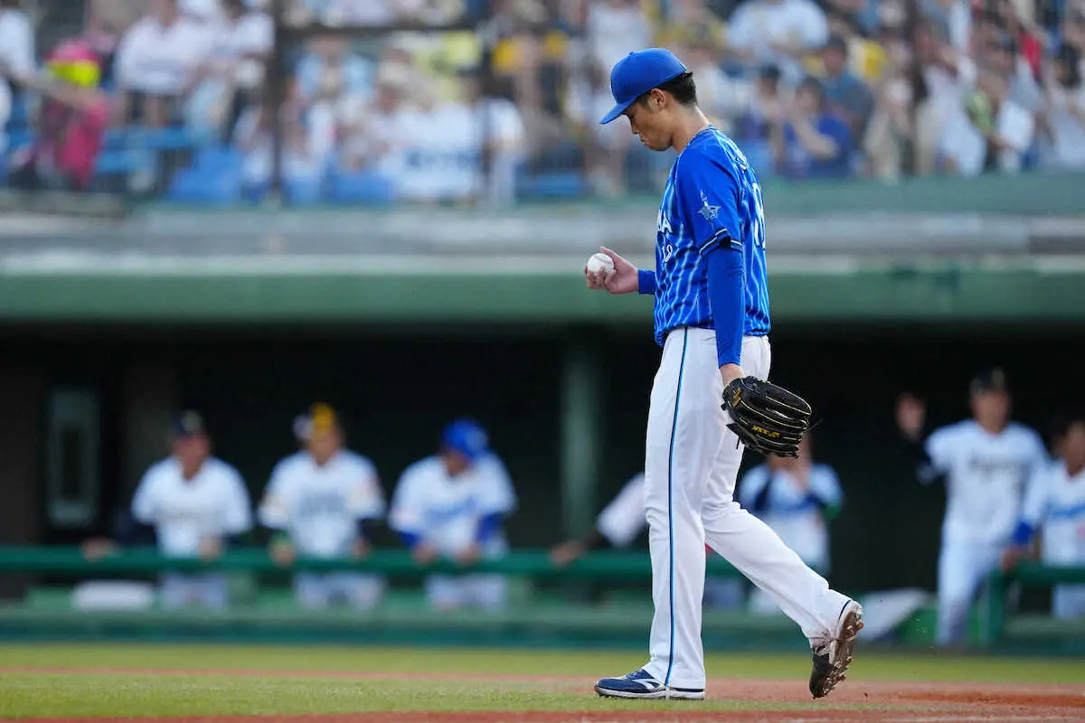 【画像・写真】DeNA小園健太　フレッシュ球宴で先発も初回2点先取され降板　松尾汐恩とDeNAドラ1バッテリー