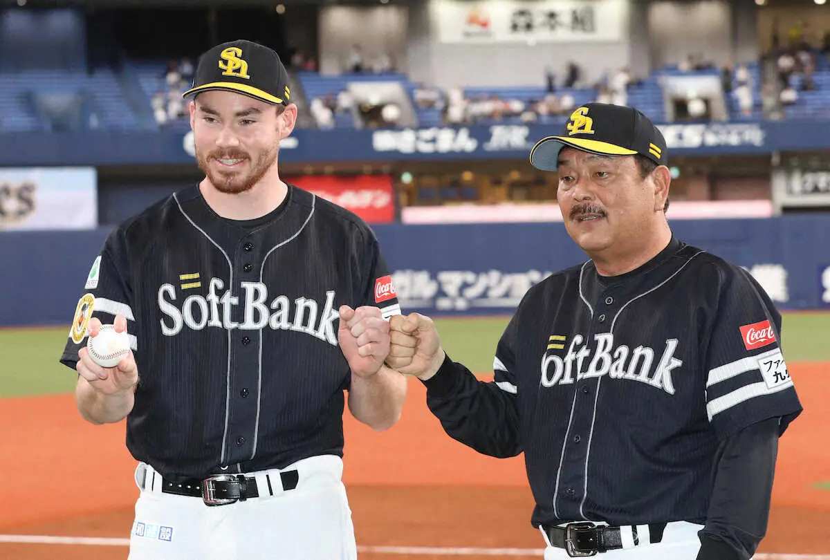 ソフトB・スチュワート　大好きなゴルフ“封印”して来日5年目の初勝利　「またガチでガンバリマース」