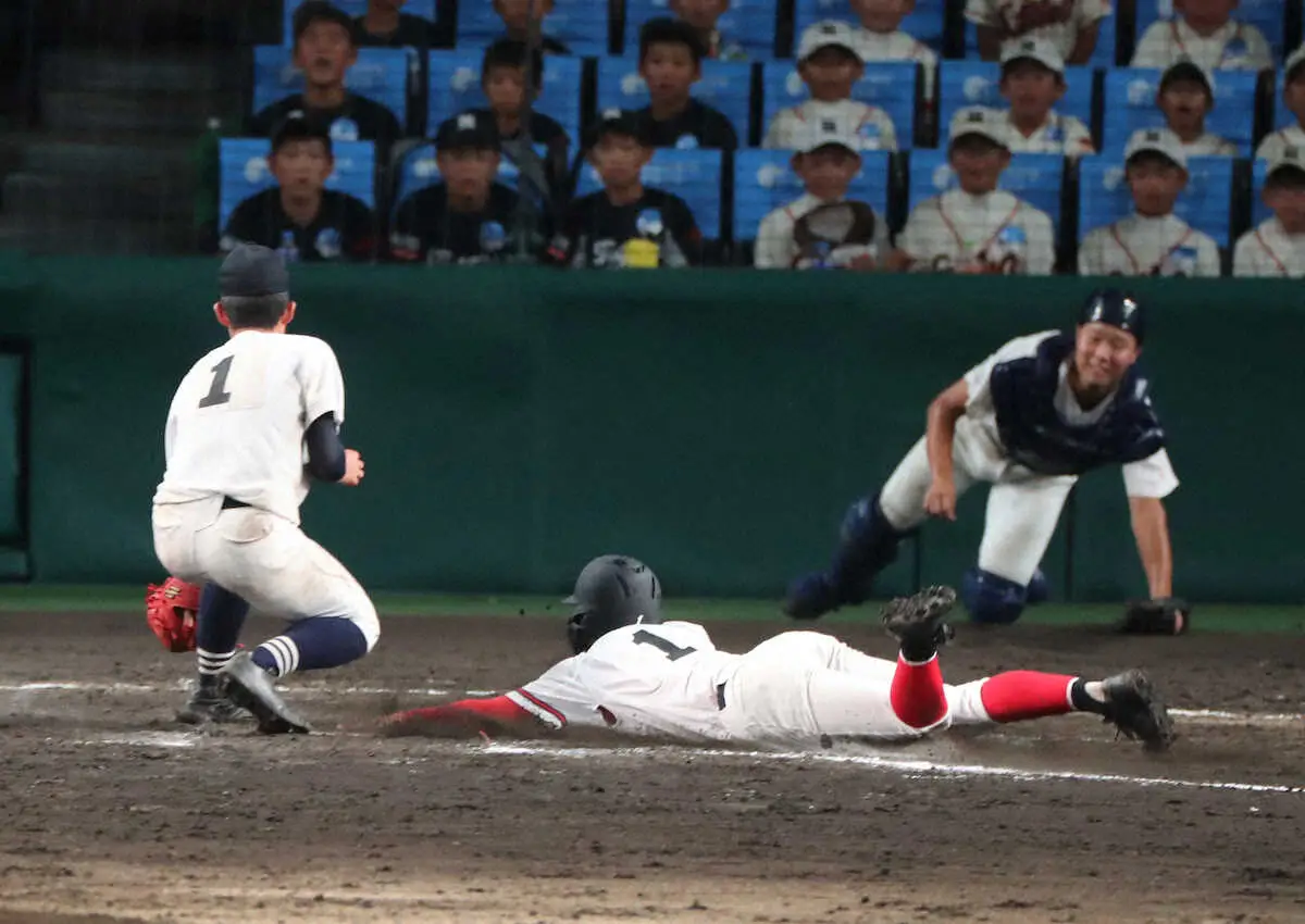 【画像・写真】【甲子園】劇的幕切れ！おかやま山陽　延長タイブレーク逆転サヨナラで3回戦進出