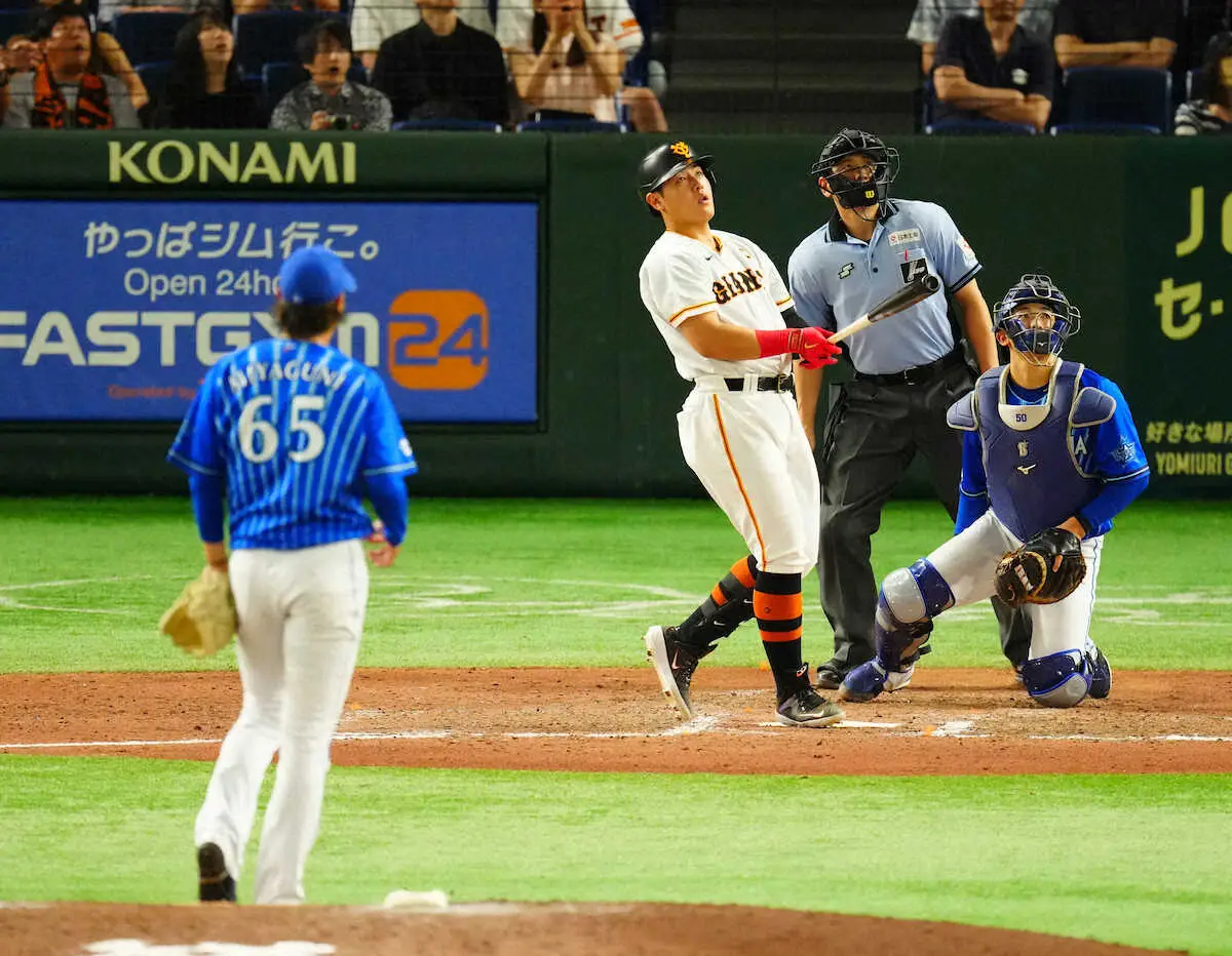 巨人・岡本和　月間10本塁打となる32号ソロ「数字は意識していません」
