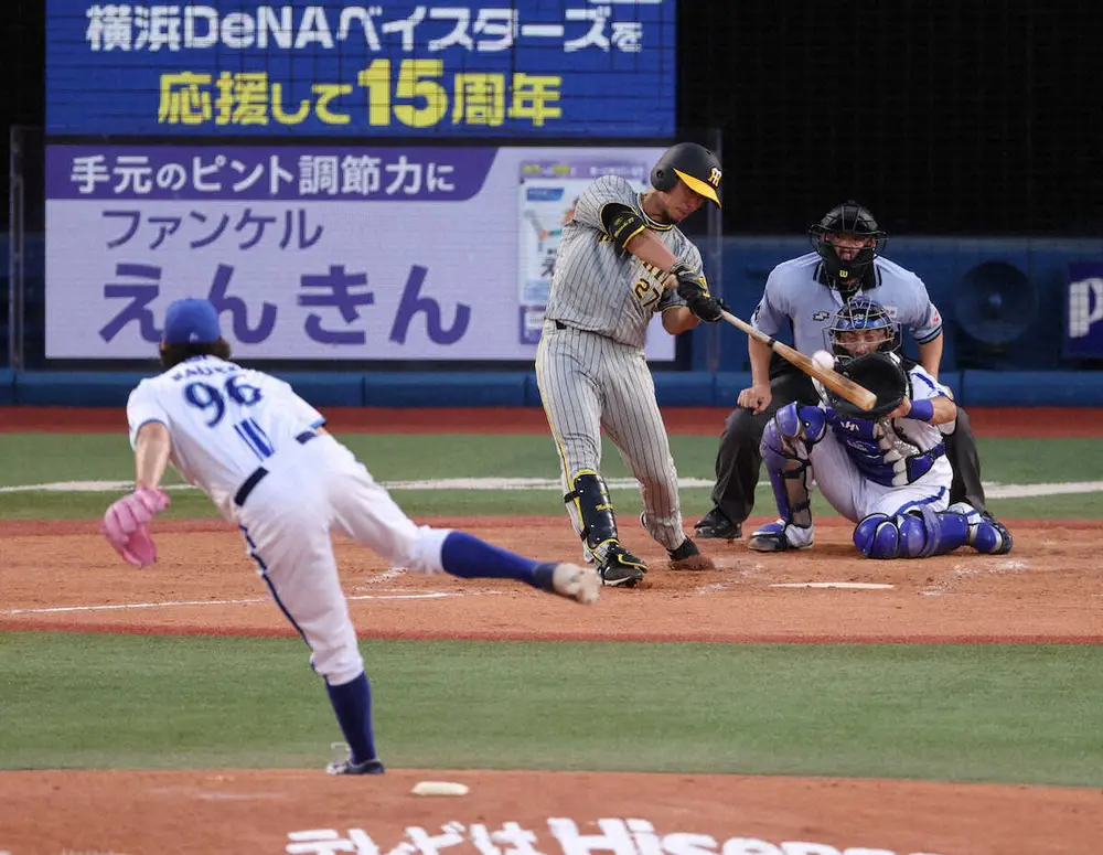 阪神・伊藤将が“ジエンゴ”の痛烈なタイムリー　約2カ月ぶりの今季2打点目叩き出す