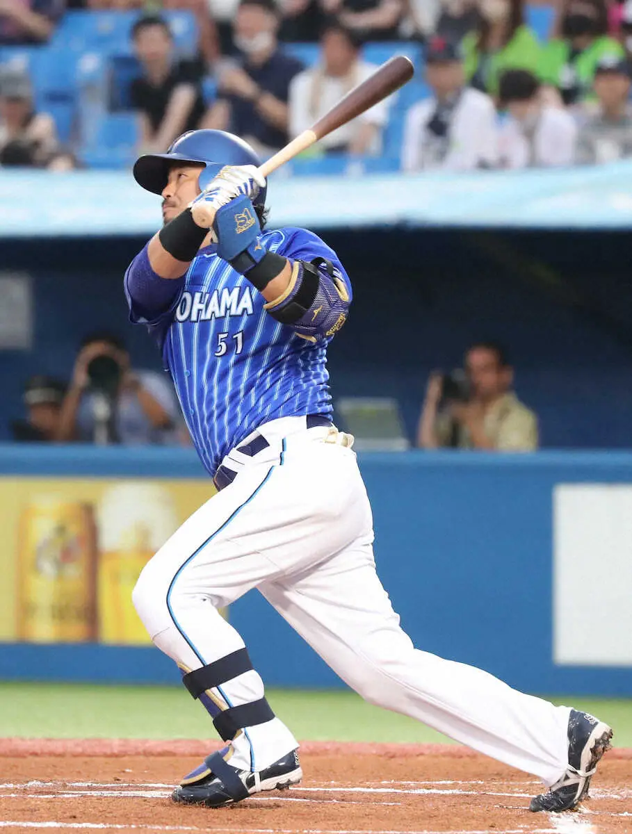 リーグトップの打率、DeNA宮崎が「左肋間筋炎症」であす21日抹消へ