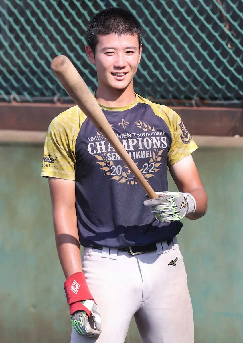 【甲子園】仙台育英・山田主将　18歳誕生日祝われ「そうそうない機会。幸せな一日になった」