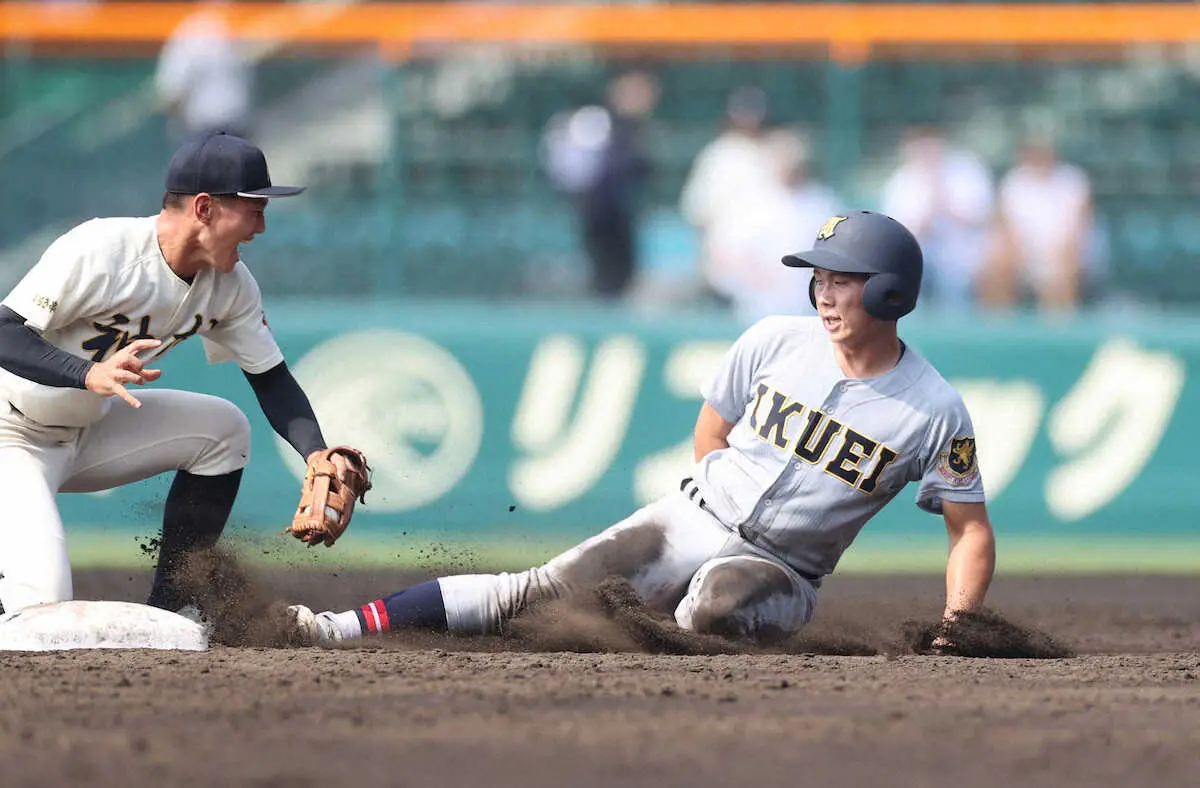 【甲子園】仙台育英・須江監督　5盗塁“足攻”に「本来の私たちの野球はこういう野球。積んできた野球で」