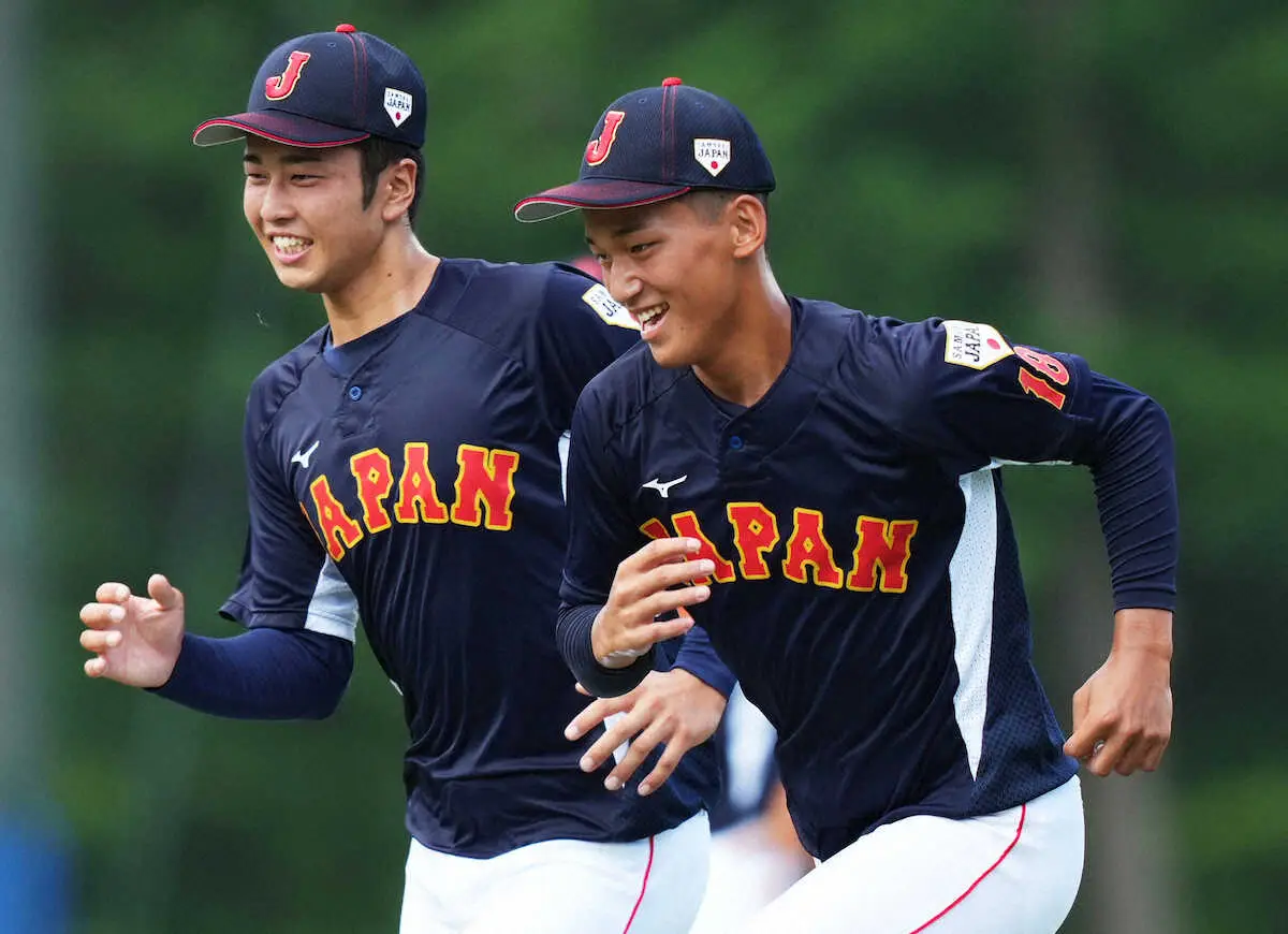 U18　大学代表との壮行試合は大阪桐蔭・前田が先発「100％で投げる」28日東京Dで開催