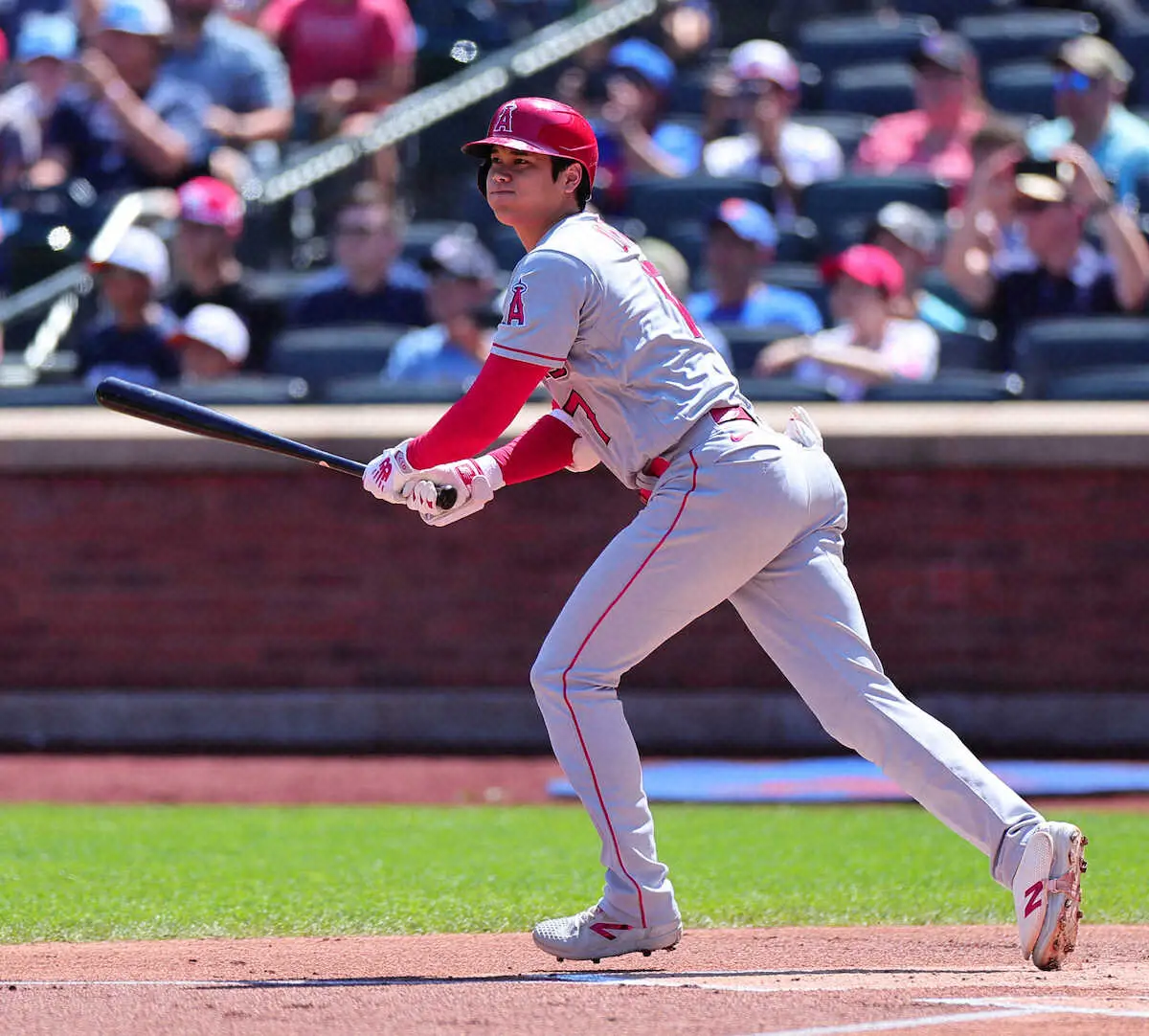 【画像・写真】エンゼルス・大谷翔平　NYでも歓声　メッツ主砲アロンソ「打席での安定感と辛抱強さが素晴らしい」