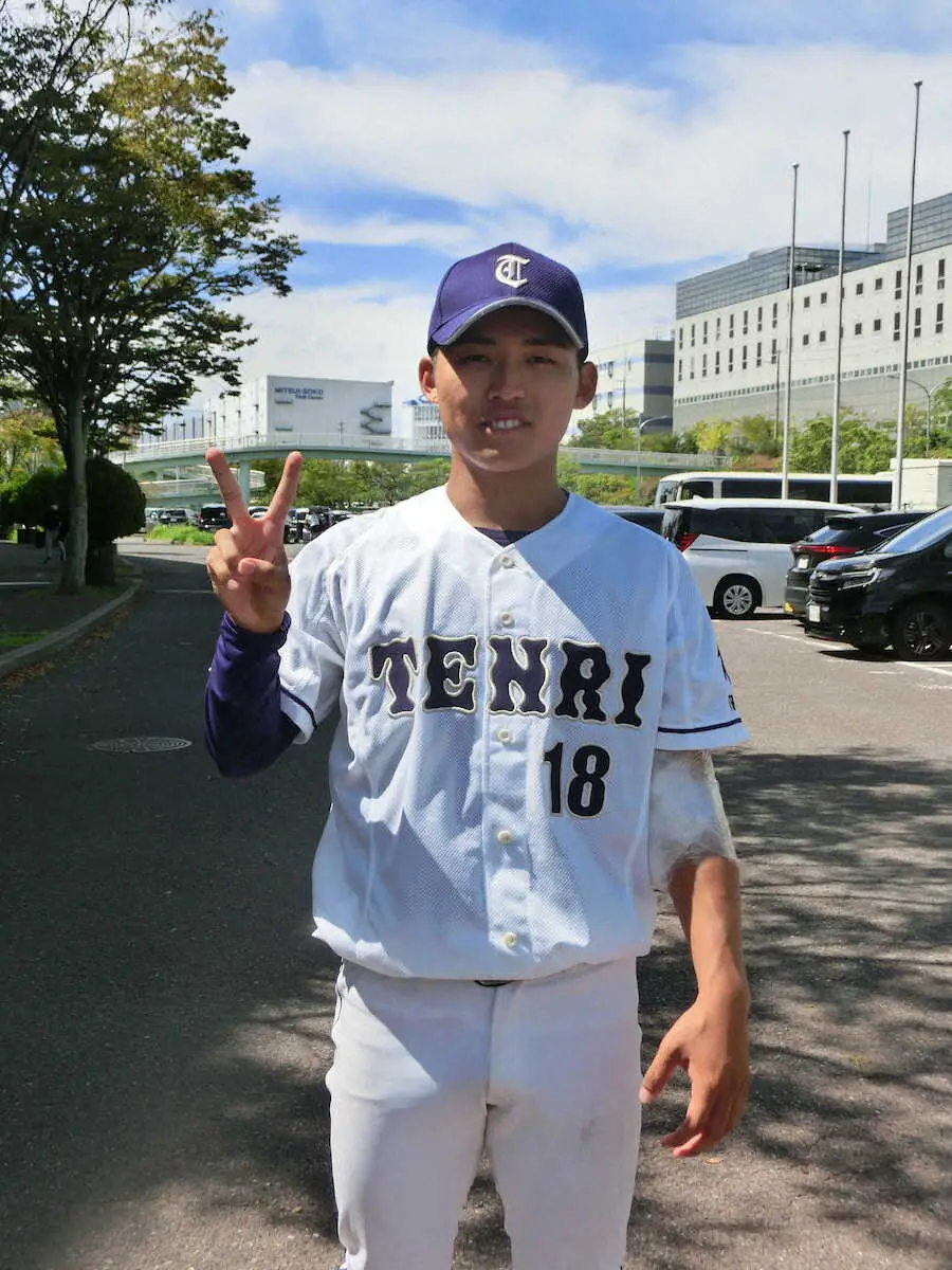 【阪神大学野球】天理大が開幕3連勝　左腕・本間が1点守り切る「カットボール軸に組み立てた」　