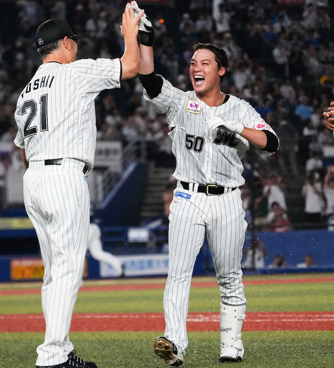 ロッテ、サヨナラ打の石川慎、かつてのチームメート、松田に惜別の辞「野球ができて幸せでした」