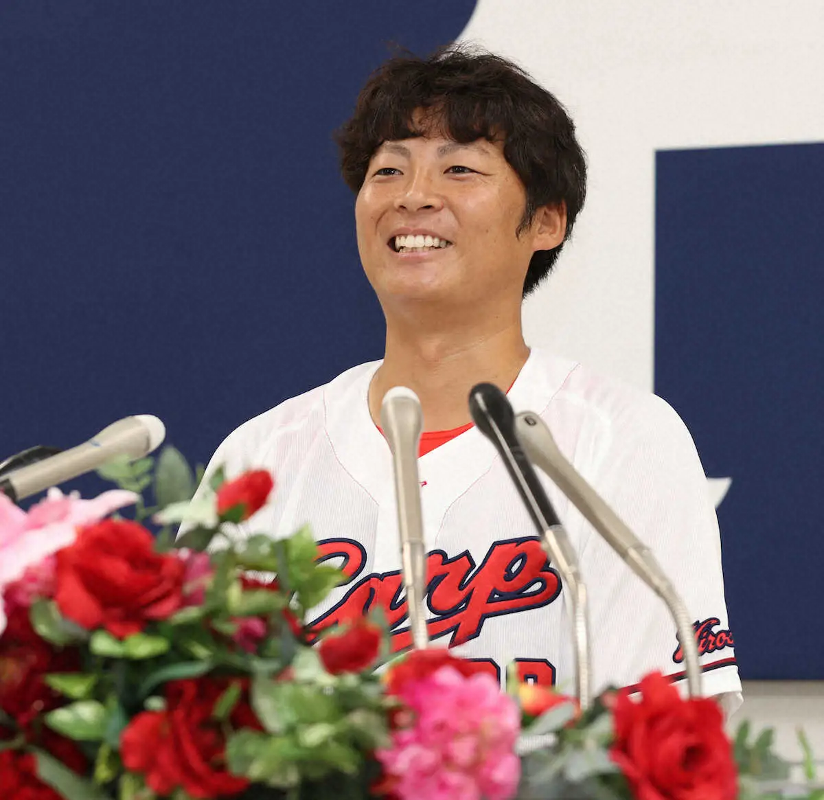 広島・一岡が引退会見「2、3年できればいいなと思っていたのが正直」きょうの阪神戦で現役ラスト登板