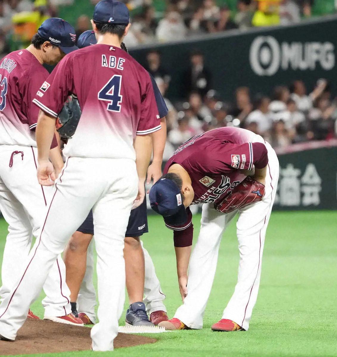 リーグ最多11敗目の楽天・田中将大は「直球が中に中に入る感じだった」と反省…3回には右足で打球受ける