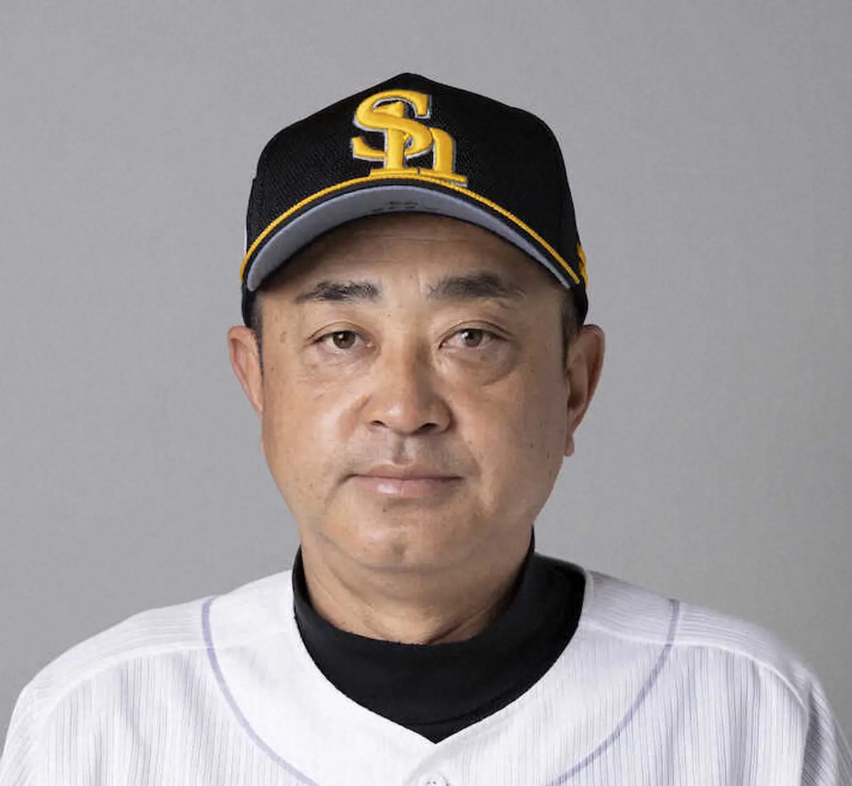 来季は2軍監督に就任する松山秀明内野守備走塁コーチ　　（福岡ソフトバンクホークス提供）