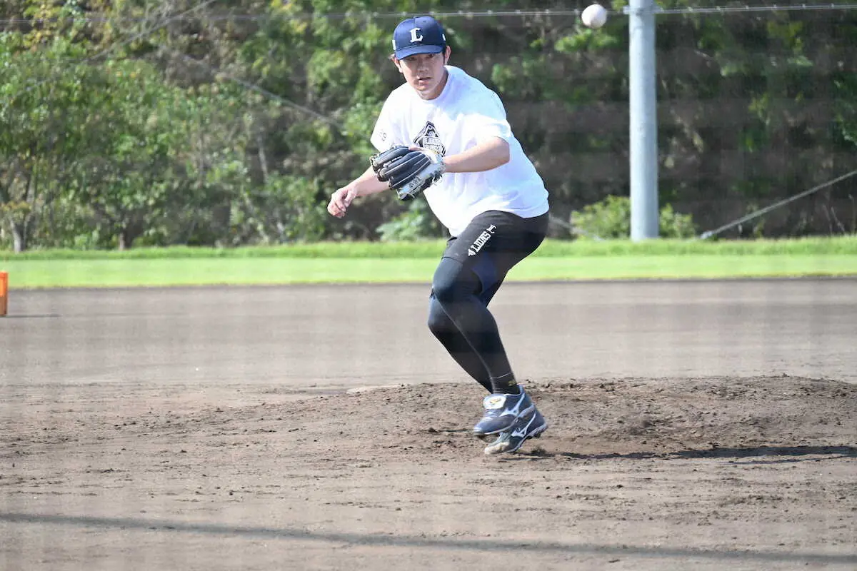 西武・青山　ドラ2大商大・上田との共闘誓う「切磋琢磨してやっていきたい」