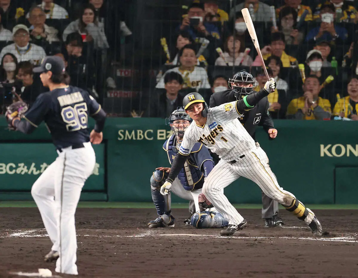 阪神・森下が土壇場で対応力発揮　近本からもらったヒント「さまざまな球種へのアプローチ」