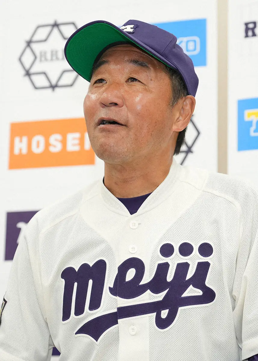 明大・田中監督　来季も続投へ　今秋までだった契約を新たに更新