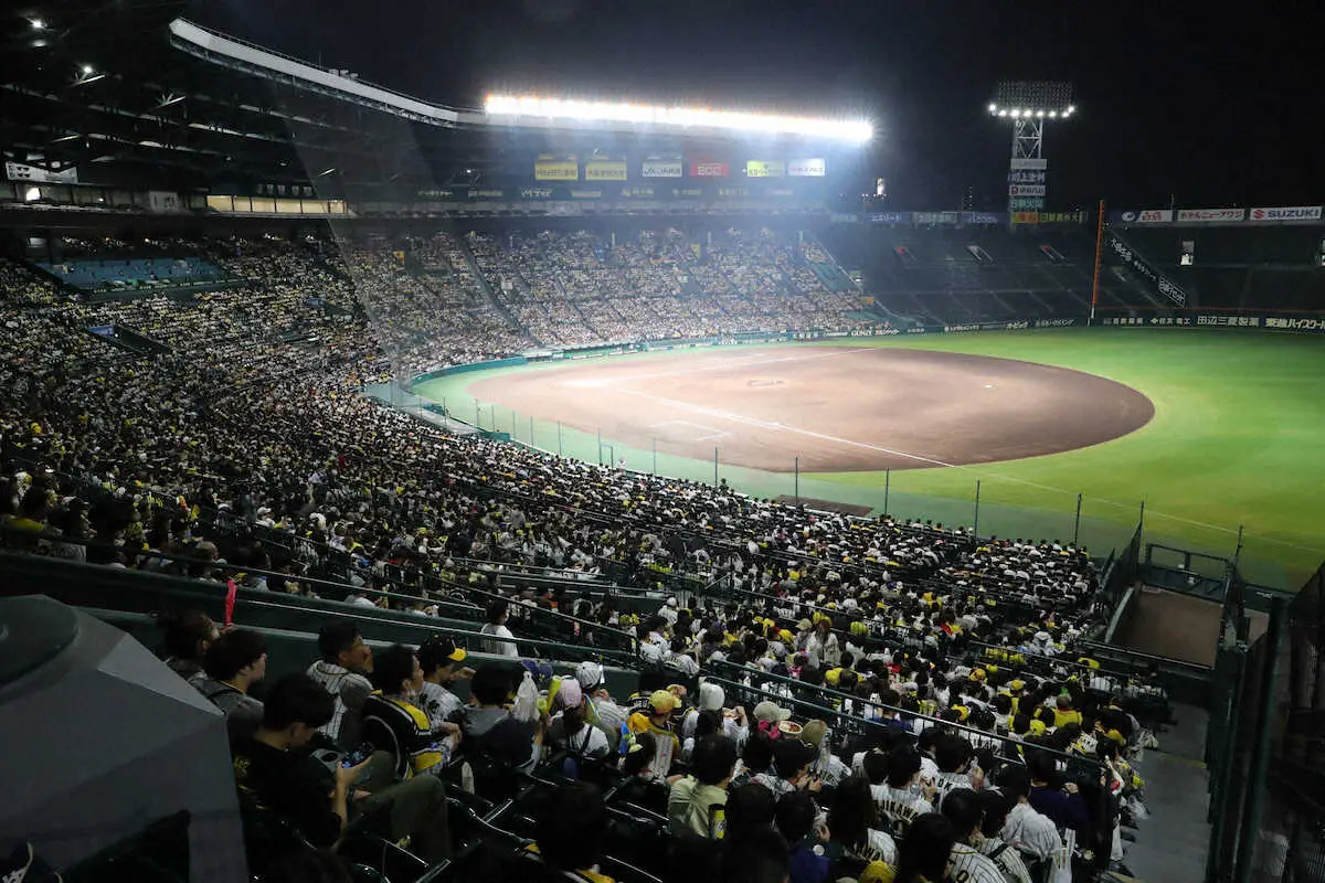 日本シリーズ　甲子園PVの入場者数は1万3463人　逆転劇再現を願うムード一色