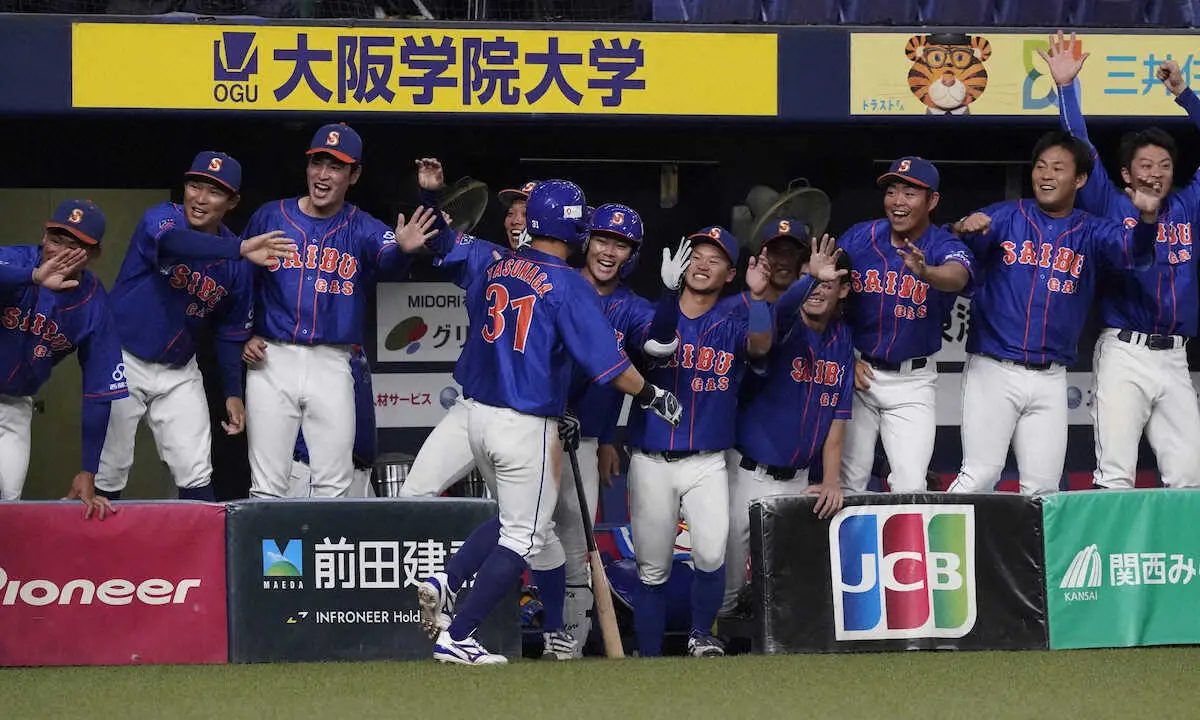 社会人野球日本選手権　15日は「ガス」3連発　第1試合から東京ガス、西部ガス、大阪ガスが登場
