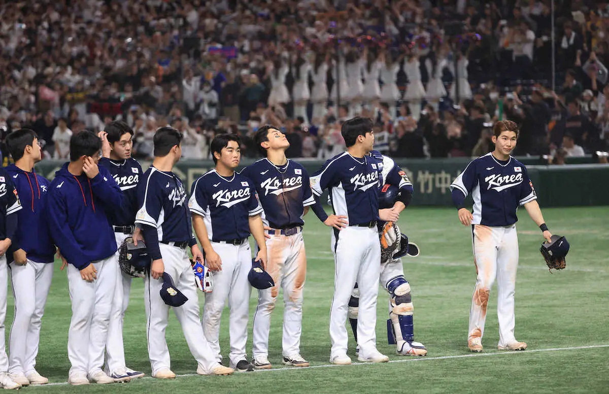韓国　日本戦8連敗　“2冠王”盧施煥は日本投手称賛「制球力、変化球が素晴らしかった」