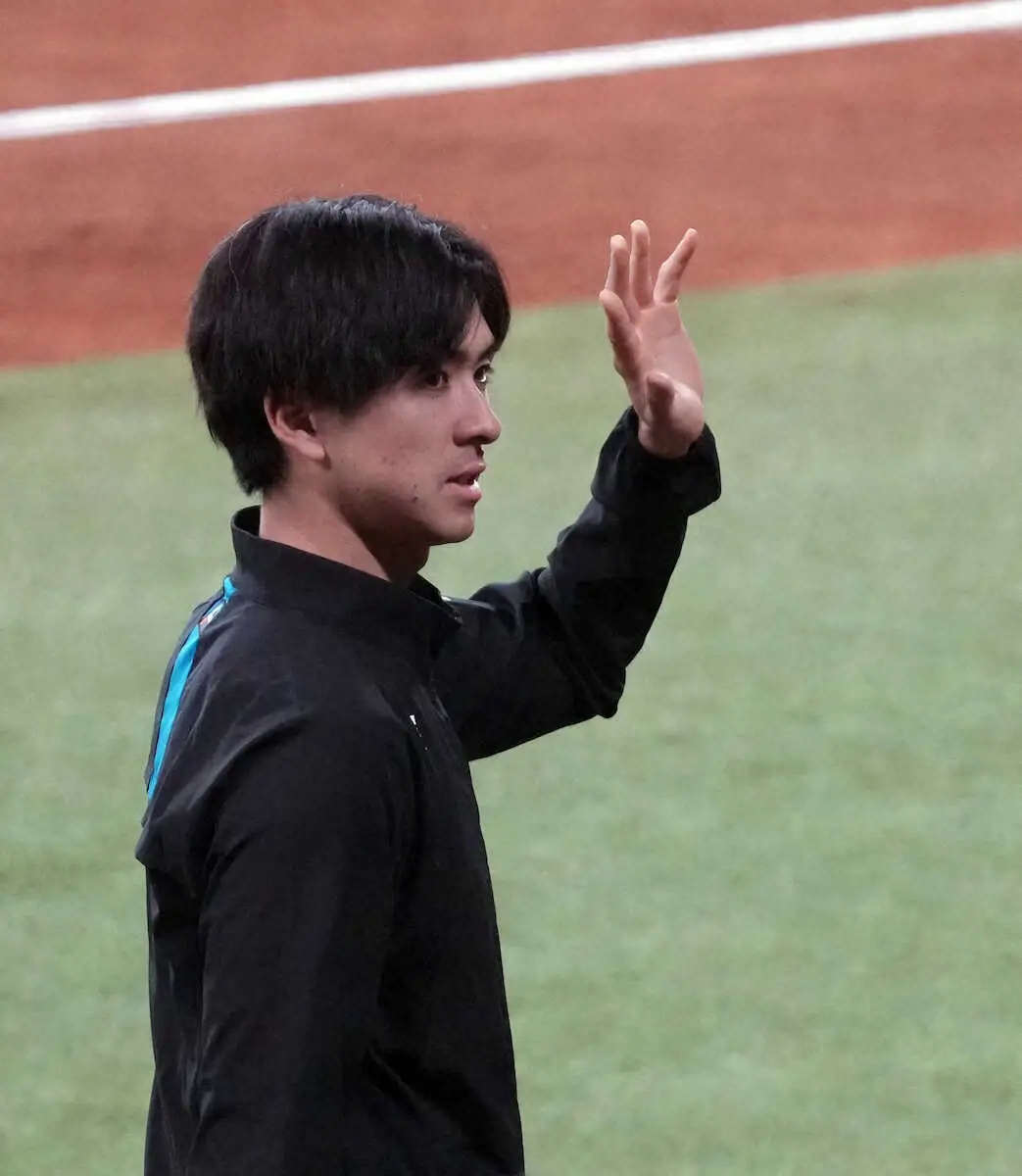 日本ハム　ファンフェスでリアル野球盤開催　メジャー移籍目指す上沢も参加