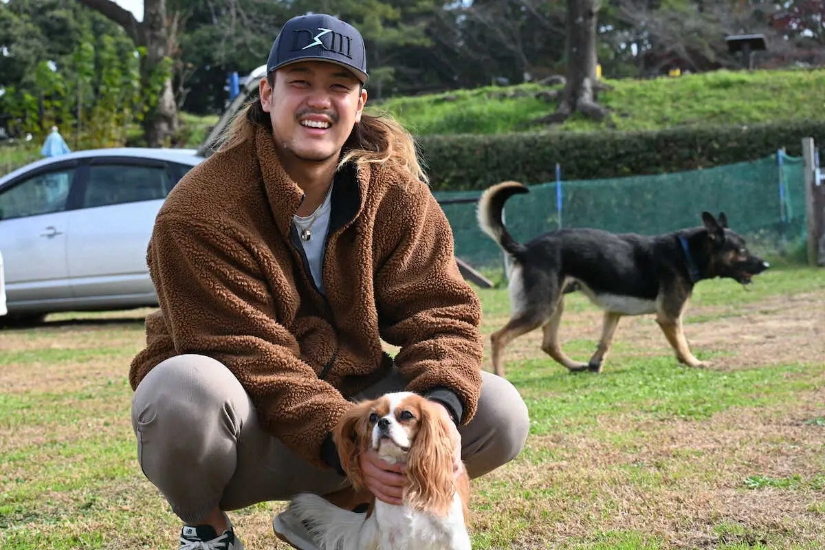 西武・光成　大谷MVP会見に愛犬登場「びっくりした」来季は捜索救助犬の支援増額約束