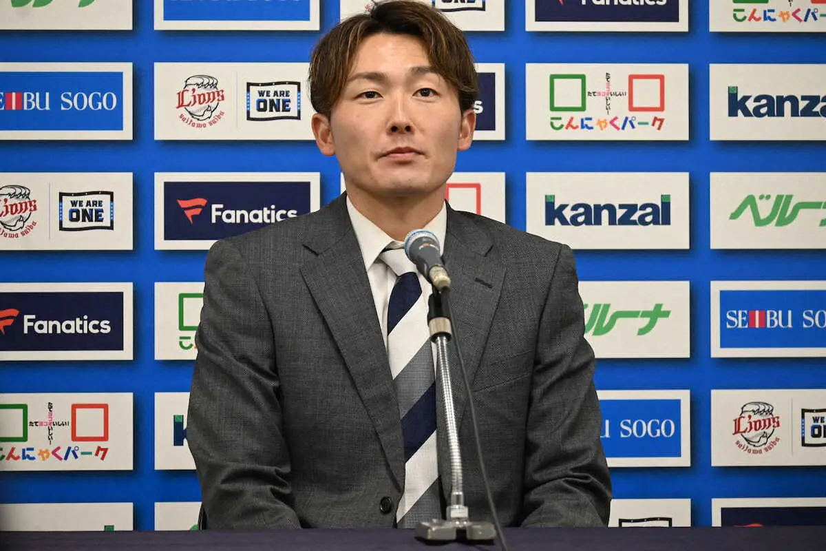 西武・源田壮亮が現状維持3億円でサイン　5位に終わり来季は「野手で勝ったという試合を増やしたい」
