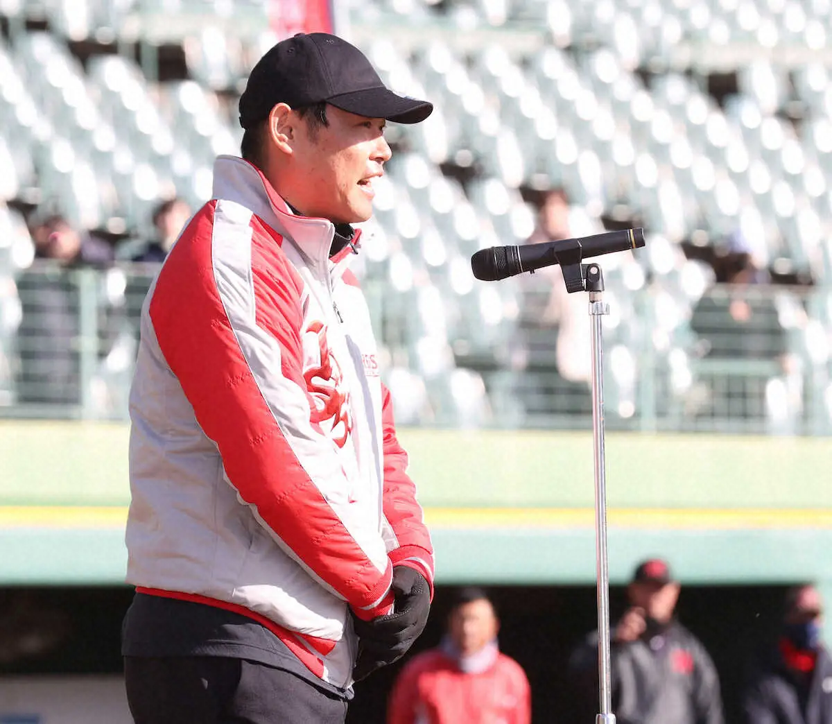 阪神・原口　日本シリーズの「関西決戦」おかわり熱望「プロ野球を盛り上げたい」