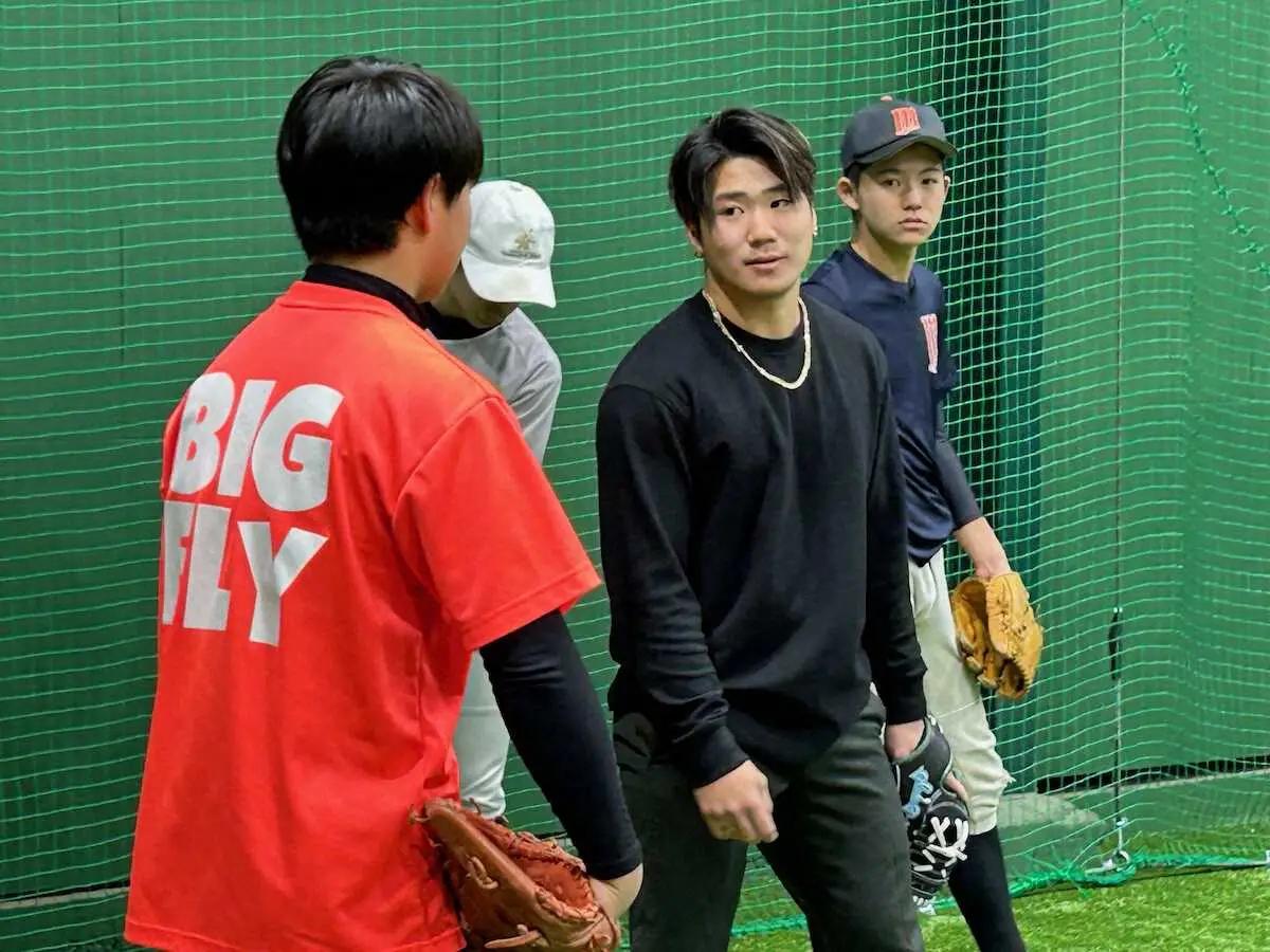 ホワイトソックス傘下1A西田が横浜市内で小中学生対象に野球教室
