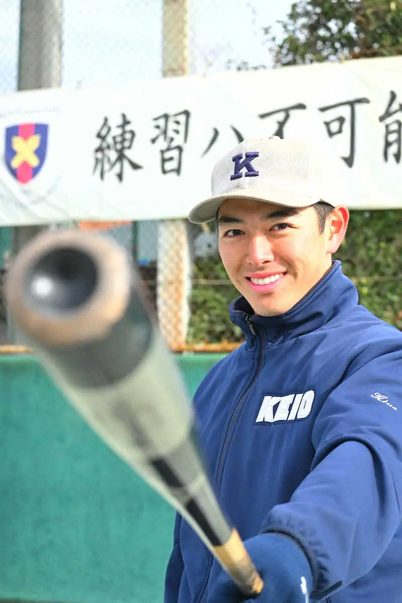 慶大・清原ジュニアがプロ野球「目指したい」　日本一の慶應ナインとタッグへ「楽しみ」