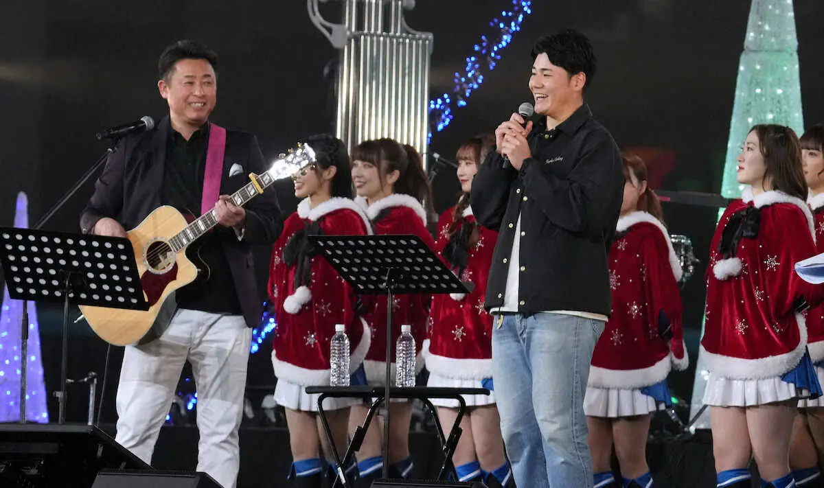 日本ハム清宮　KANさんの「愛は勝つ」熱唱　エスコンでのクリスマスイベント「気持ち良かった」
