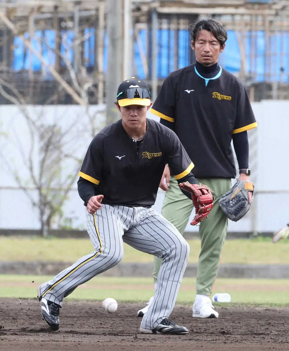 阪神・中野　「鳥谷塾」で苦手打球の克服や　来春キャンプで「名手の心得」学ぶ