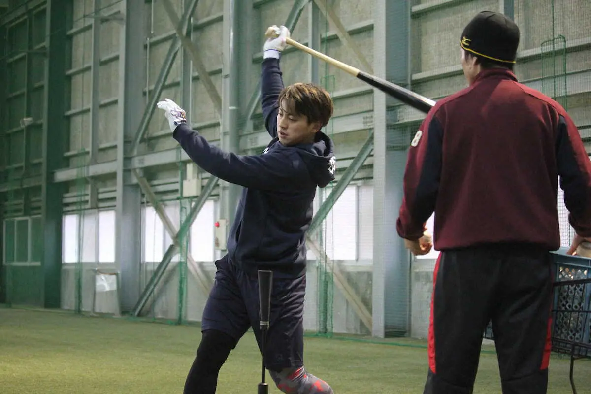 楽天・小郷「20発&20盗塁」3番定着誓う　目標は糸井氏のような「ホームランを打てて走れる選手」