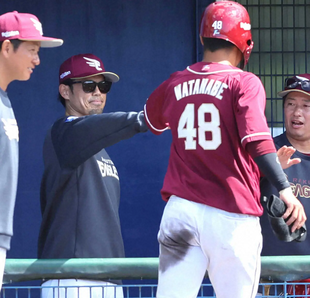 【画像・写真】楽天・今江監督の対外試合6戦目はドロー…1勝が遠い「併殺祭りのいつもイーグルスか」