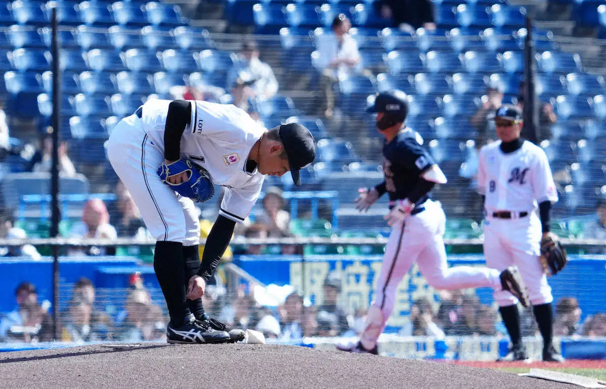 ロッテ開幕投手・小島2被弾5失点で精彩欠く　吉井監督は苦言も信頼、開幕に「合わせてくれればいい」
