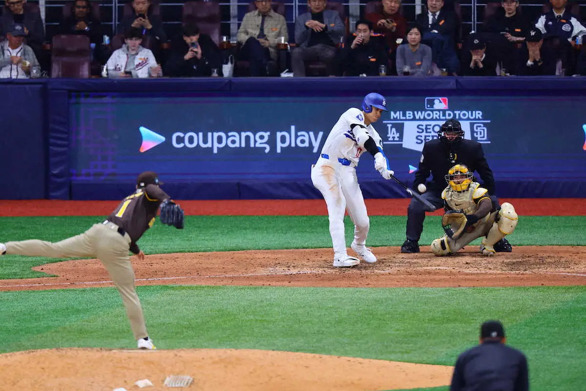 パドレス・松井　大谷翔平との対決「すごい“気”が出ていました」“1球斬り”も「球場が広くて助かった」
