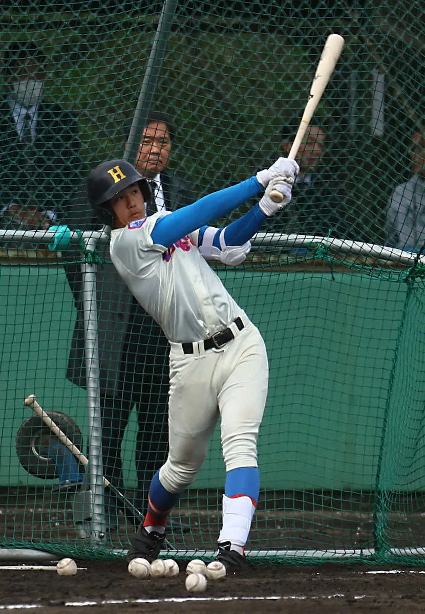 U18代表合宿、花咲徳栄・石塚が攻守でキラリ「いつも通り」今秋ドラフト上位候補が早速アピール