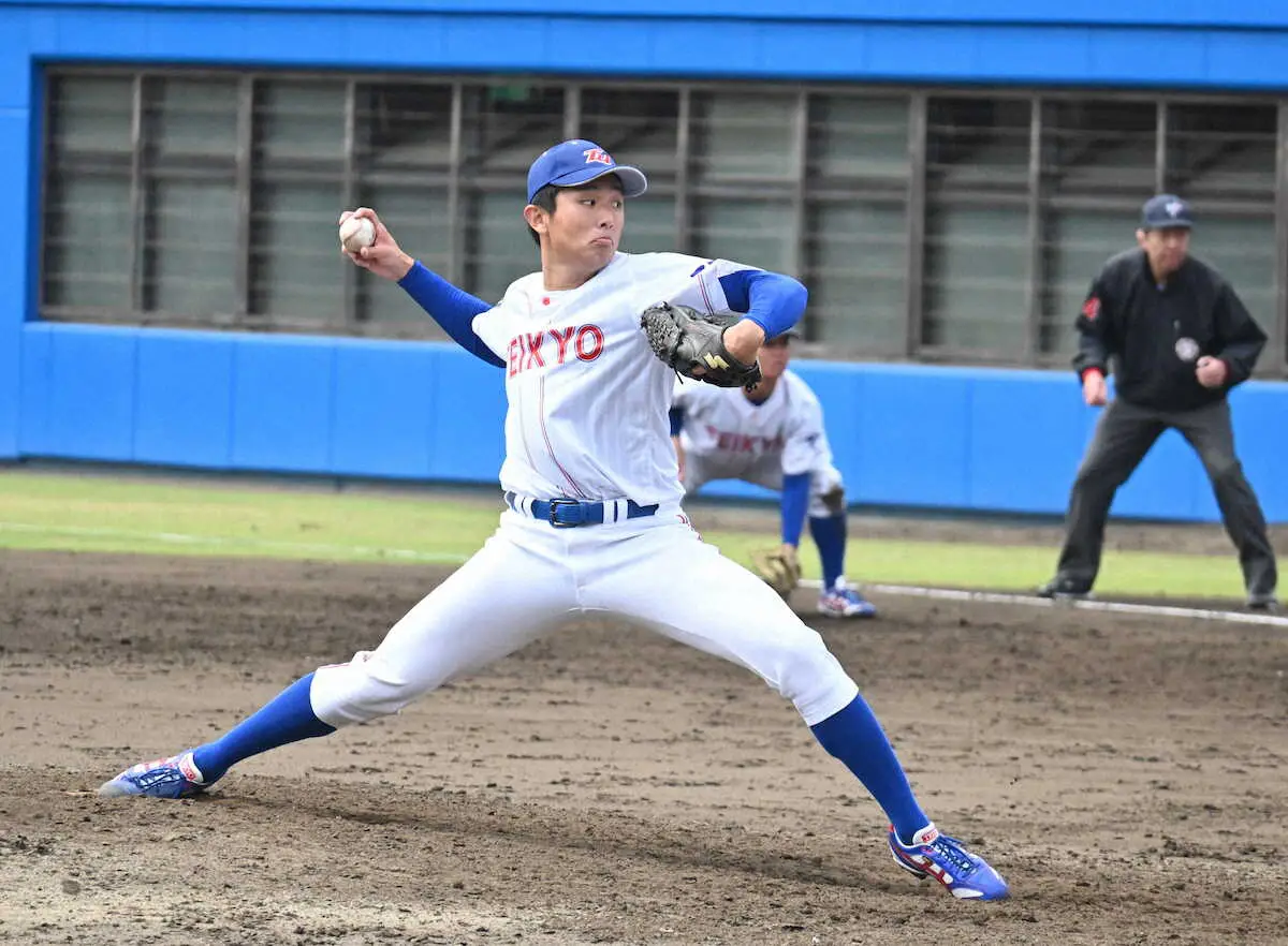 「野球を続けたい…」帝京大・菅原天斗が初登板で151キロ　実績ゼロから社会人野球のオファー待つ