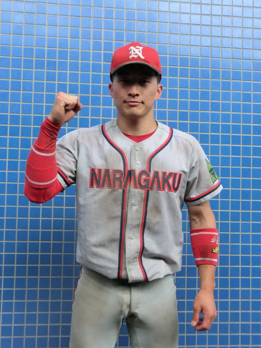 【近畿学生野球】奈良学園大が連勝スタート　坂林主将、2安打2打点も「まだまだです」
