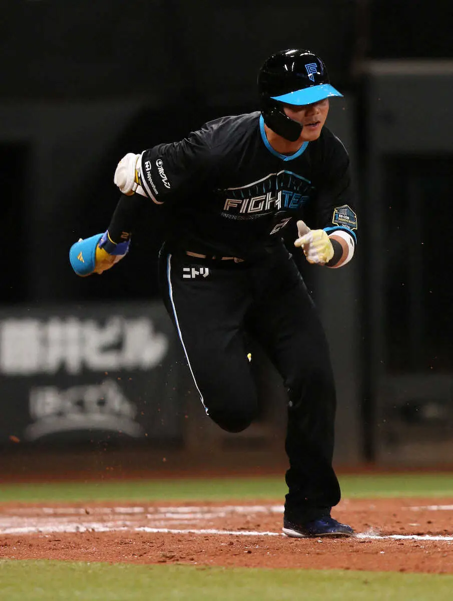 日本ハム・清宮幸太郎　第4打席に出た！今季初安打はレフトへの二塁打
