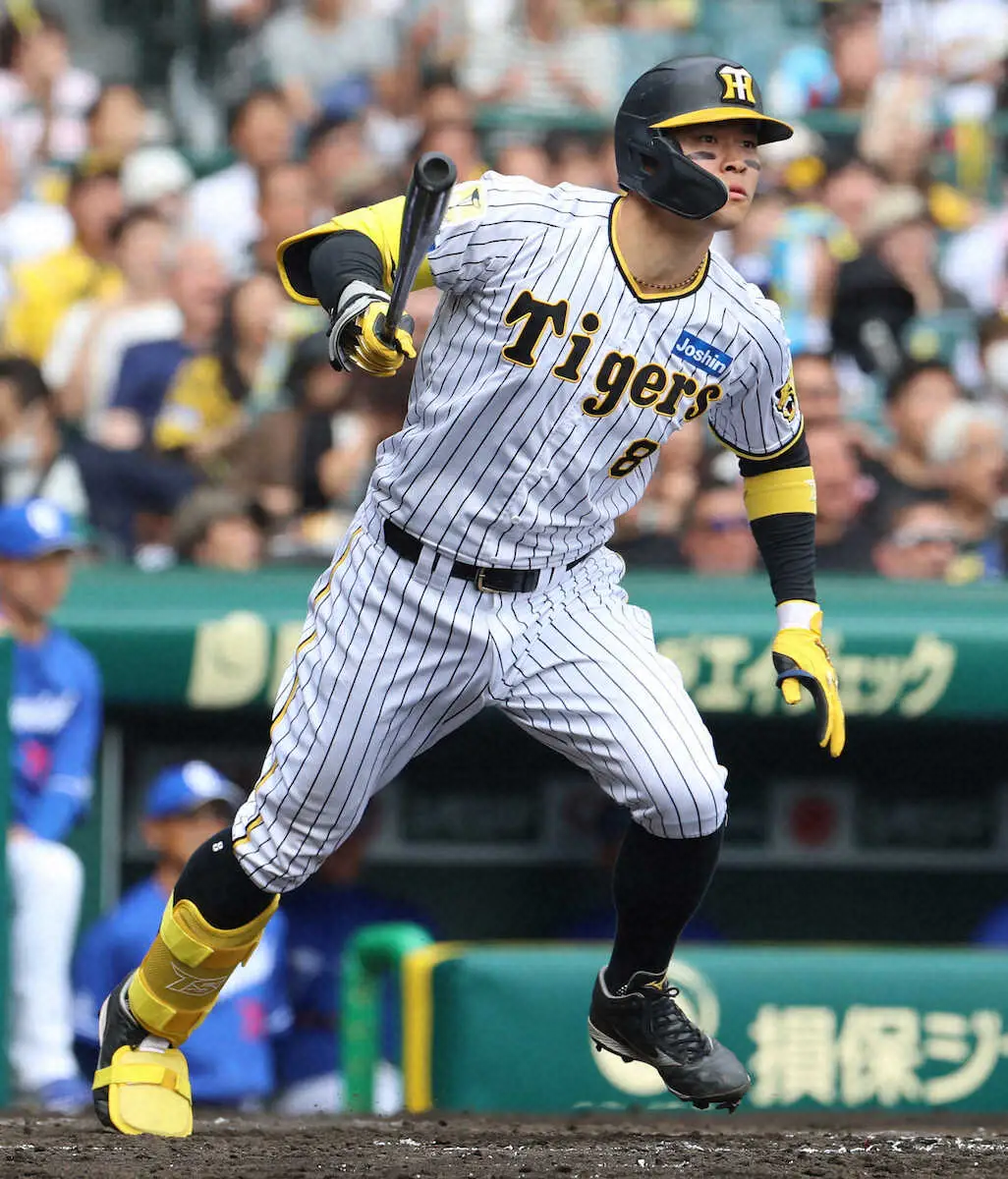 阪神・佐藤輝が球団最速通算250打点　3戦連続安打で3打点「いい流れが来ているかなと」