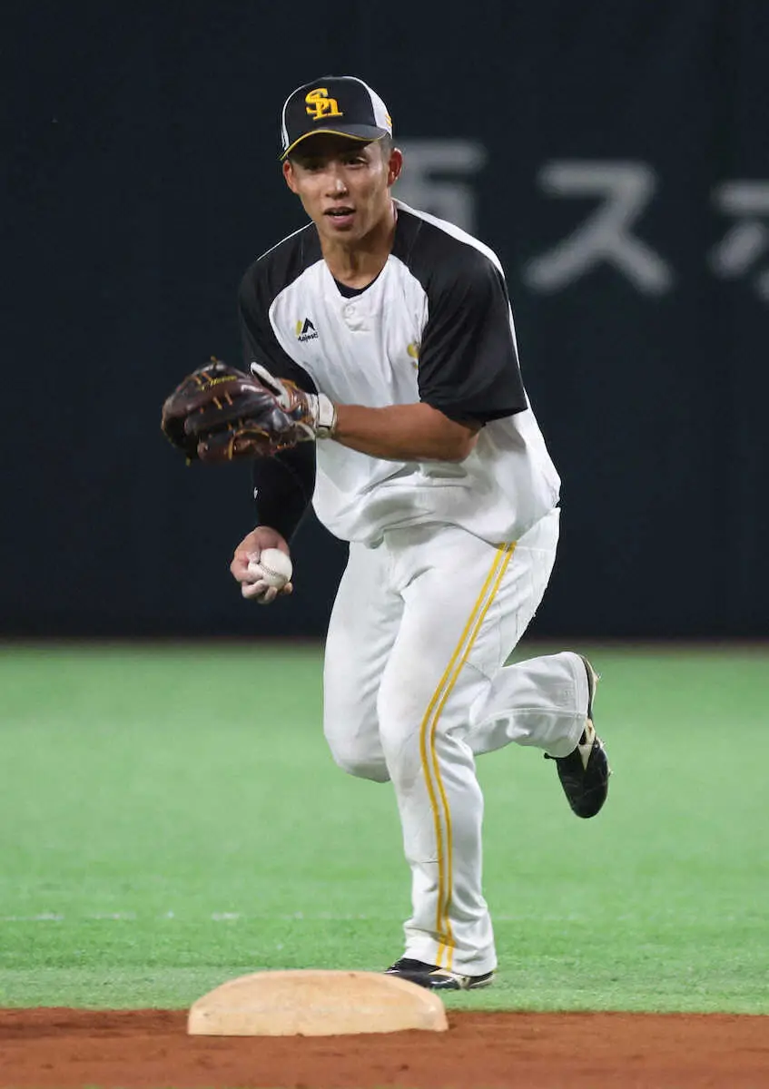 ソフトバンク野村勇が「1番・二塁」で今季初のスタメン　周東は家庭の事情で欠場へ