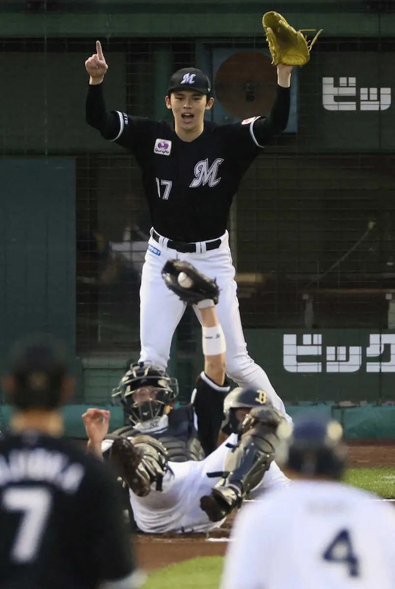 ロッテ・朗希　親友・宮城との投げ合い制した　4戦連続HQSで今季初2桁10K3勝目